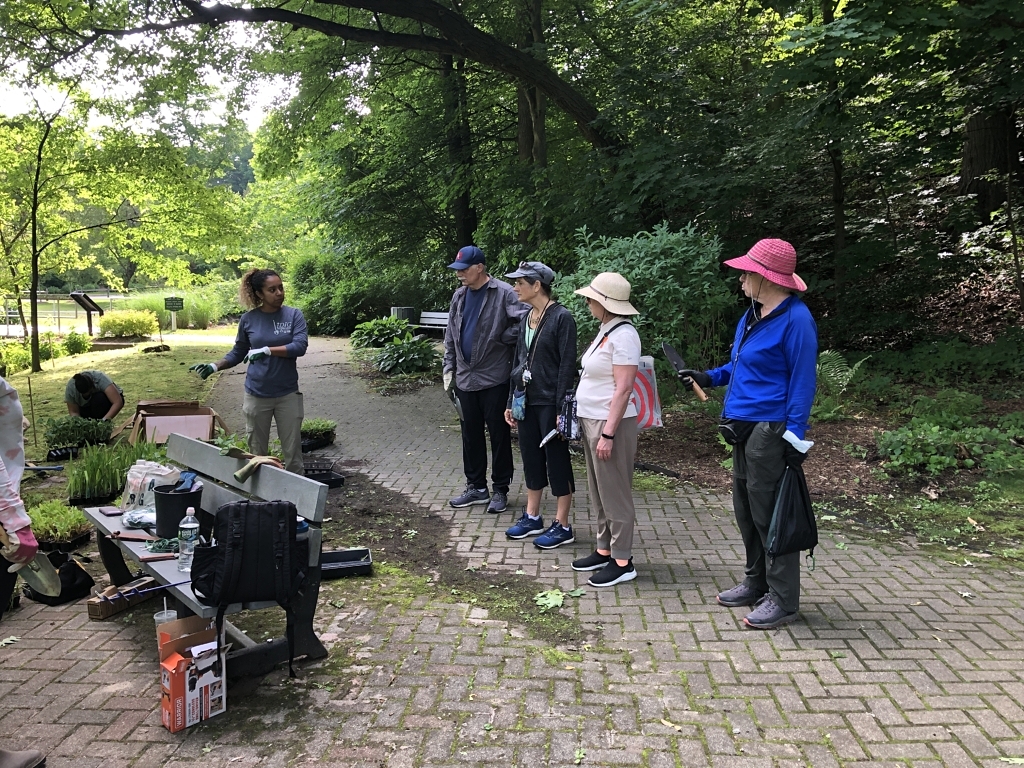 NPV Staff Members Assist with Installing a Wetland Buffer at Baxter